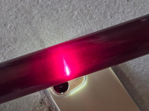 Vintage translucent red cherry - translucent,