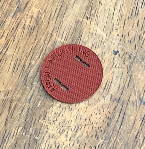 Round insulator disc - round,